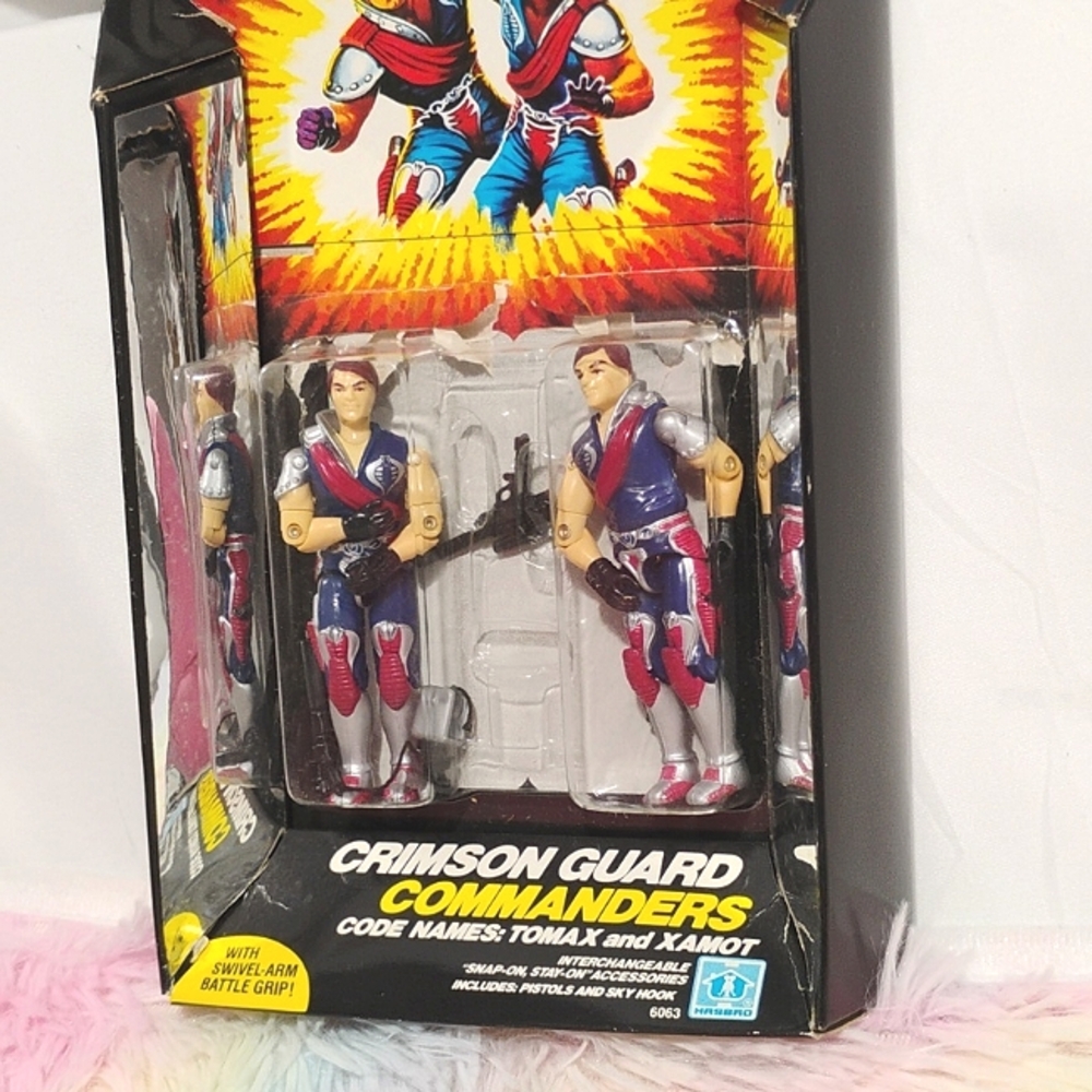 RARE! G.I. Joe Crimson Guard Commanders To Max & Xamot Action Figures '85 - Picture 6 of 17